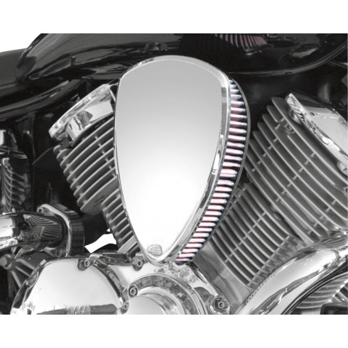 Комплект въздушен филтър big air smooth chrome BARON BA-2062-00 Комплект въздушен филтър big air smooth chrome BARON BA-2062-00
