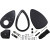 Комплект въздушен филтър big air smooth chrome black BARON BA-2080-00B thumb