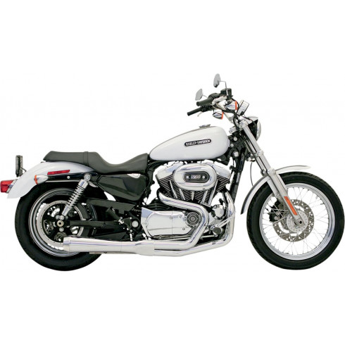 Ауспух road rage 2-into-1 chrome BASSANI XHAUST 14212J Ауспух road rage 2-into-1 chrome BASSANI XHAUST 14212J