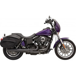 Изпускателна система road rage 2-into-1 long megaphone black BASSANI XHAUST 13321R