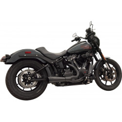 Изпускателна система Short Ripper 2:1 черна 49 State M8 Softail BASSANI XHAUST 1S75RBE