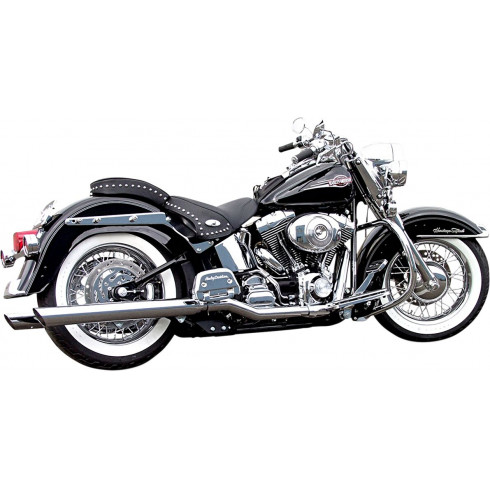 Глушител slash cut за true duals chrome BASSANI XHAUST 31117B Глушител slash cut за true duals chrome BASSANI XHAUST 31117B