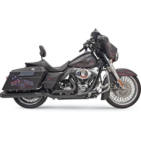 Изпускателни тръби true dual down under black touring BASSANI XHAUST 11425A Изпускателни тръби true dual down under black touring BASSANI XHAUST 11425A