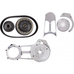Комплект открит ремъчен привод полиран 2-3/4'' BELT DRIVES EVO-8S
