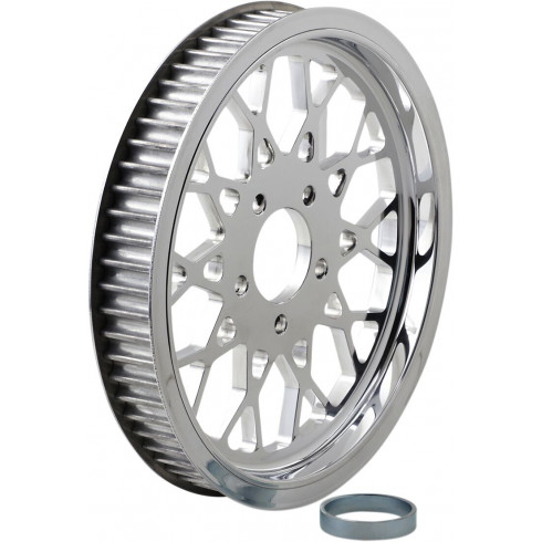 Задна ремъчна шайба 65 зъба 1-1/2'' mesh polished BELT DRIVES RPMS-65 Задна ремъчна шайба 65 зъба 1-1/2'' mesh polished BELT DRIVES RPMS-65