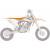 Калъф за седалка PYRAMID оранжев BLACKBIRD RACING 1526G/01 thumb