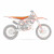 Калъф за седалка DG3 KTM 85 '25- BLACKBIRD RACING 1532H thumb