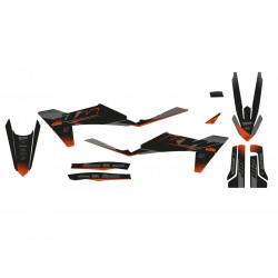 Графичен комплект MAT BLK KTM 2 BLACKBIRD RACING 2548Y