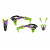 Графичен комплект DREAM 5 KXF250 17-20 BLACKBIRD RACING 2424AB thumb
