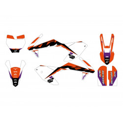 Графичен комплект DREAM 5 SX50 16-20 BLACKBIRD RACING 2542AB