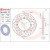 Преден спирачен диск BREMBO BRAKE ROTOR FIXED SERIE ORO PRIME LINE 68B407C7 thumb
