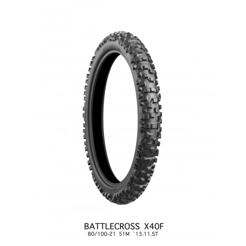 Гума BATTLECROSS X40 HARD FRONT 80/100 - 21 51M TT NHS BRIDGESTONE 7188 Гума BATTLECROSS X40 HARD FRONT 80/100 - 21 51M TT NHS BRIDGESTONE 7188