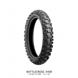 Гума BATTLECROSS X40 HARD задна 110/90 - 19 62M TT NHS BRIDGESTONE 7191