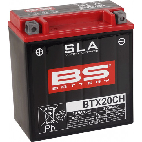 Акумулатор BTX20CH SLA 12V 270 A BS BATTERY 300766 Акумулатор BTX20CH SLA 12V 270 A BS BATTERY 300766
