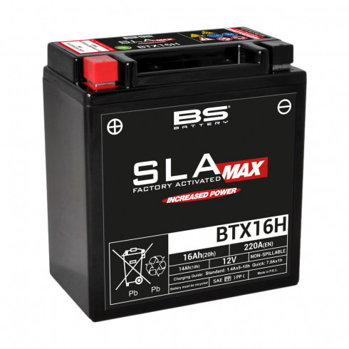 Батерия BS BTX16H SLA-MAX BS BATTERY 300896 Батерия BS BTX16H SLA-MAX BS BATTERY 300896