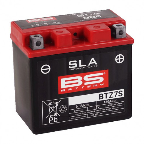 Батерия BS BTZ7S SLA BS BATTERY 300635-1 Батерия BS BTZ7S SLA BS BATTERY 300635-1