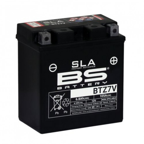 Акумулатор BS BTZ7V SLA BS BATTERY 300912 Акумулатор BS BTZ7V SLA BS BATTERY 300912
