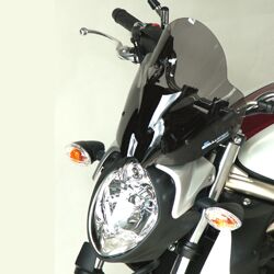 Предно стъкло висока защита опушено черно 31 cm 4mm BULLSTER BS118HPFN