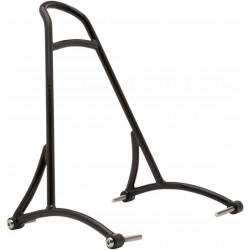 Къса облегалка Sissy Bar с подложка, черно прахово покритие BURLY BRAND B13-1504B