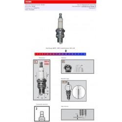 Свещ CHAMPION S-PLUG RL82C CHAMPION OE086 Свещ CHAMPION S-PLUG RL82C CHAMPION OE086