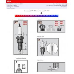 Свещ CHAMPION S-PLUG 8809 CHAMPION CCH88091