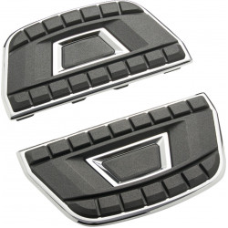 Вложки за подова дъска passenger chicane chrome CIRO 3D 61800