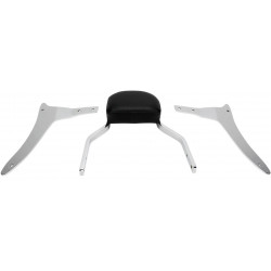 Мини квадратна sissy bar chrome с подложка KAWASAKI COBRA 02-4968 Мини квадратна sissy bar chrome с подложка KAWASAKI COBRA 02-4968