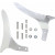 Висока кръгла sissy стойка хром с подложка KAWASAKI COBRA 02-7968 thumb