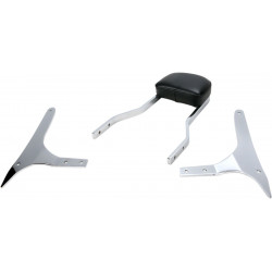 Къса квадратна облегалка chrome с подложка YAMAHA COBRA 02-5725