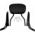 Къса кръгла облегалка black с подложка HONDA COBRA 02-8611B Къса кръгла облегалка black с подложка HONDA COBRA 02-8611B thumb