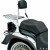 Къса квадратна облегалка chrome с подложка HD COBRA 602-1201 thumb