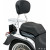 Стандартна кръгла облегалка chrome с подложка HD COBRA 602-1251 thumb