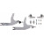 Подвижна облегалка кръгла черна COBRA 602-2006B thumb