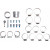 Истинска двойна изпускателна система хром с накрайници от billet COBRA 6986 thumb