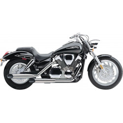 Изпускателна система 2 в 2 classic deluxe staggered dual slash cut chrome COBRA 1563SC Изпускателна система 2 в 2 classic deluxe staggered dual slash cut chrome COBRA 1563SC