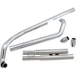 Изпускателна система 2 в 2 slash down hot rod speedster chrome COBRA 2817