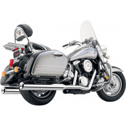 Истинска двойна класическа изпускателна система с накрайници от хром KAWASAKI COBRA 4368 Истинска двойна класическа изпускателна система с накрайници от хром KAWASAKI COBRA 4368