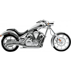 Изпускателна система speedster swept хромирана HONDA COBRA 1233