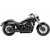 Speedster street rod slash down exhaust black HONDA COBRA 1911B thumb