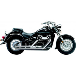 Изпускателна система STREET ROD 2 INTO 2 STRAIGHT-CUT CHROME COBRA 3717T