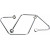 Скоби за поддръжка на куфари хром HONDA COBRA 02-6118 thumb