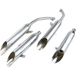 Накрайници slash cut slip ons chrome COBRA 1164SC Накрайници slash cut slip ons chrome COBRA 1164SC