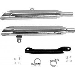 Гърне slip-on със скосяващ накрайник chrome COBRA 2171SC