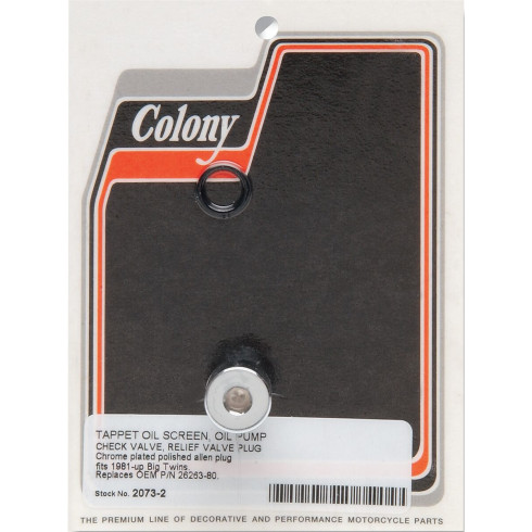 Запушалка за маслена помпа 81-99 BT COLONY 2073-2 Запушалка за маслена помпа 81-99 BT COLONY 2073-2