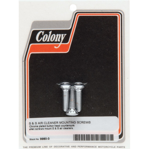 Болтове S&S air cln cvr COLONY 9980-3 Болтове S&S air cln cvr COLONY 9980-3