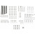 Комплект крепежни елементи 48-57 CAD COLONY 8302 CAD thumb