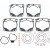 Комплект гарнитури T/E fiber base KTM/HUSQ/GASGAS 250SX,TE250,MC250 COMETIC C3623FB thumb