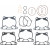 Комплект гарнитури T/E fiber base KTM/HUSQ/GASGAS 125XC,TC125,MC125 COMETIC C3808FB Комплект гарнитури T/E fiber base KTM/HUSQ/GASGAS 125XC,TC125,MC125 COMETIC C3808FB thumb