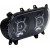 Фарове DBLX LED BLK CUSTOM DYNAMICS CD-RG-H-B thumb