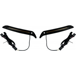 Ece low rider ST LED windshield trim gloss g-blk CUSTOM DYNAMICS CD-LRST-ECE-WT-B